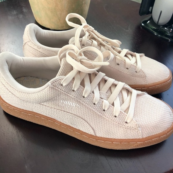 Puma cream shoes Clearance